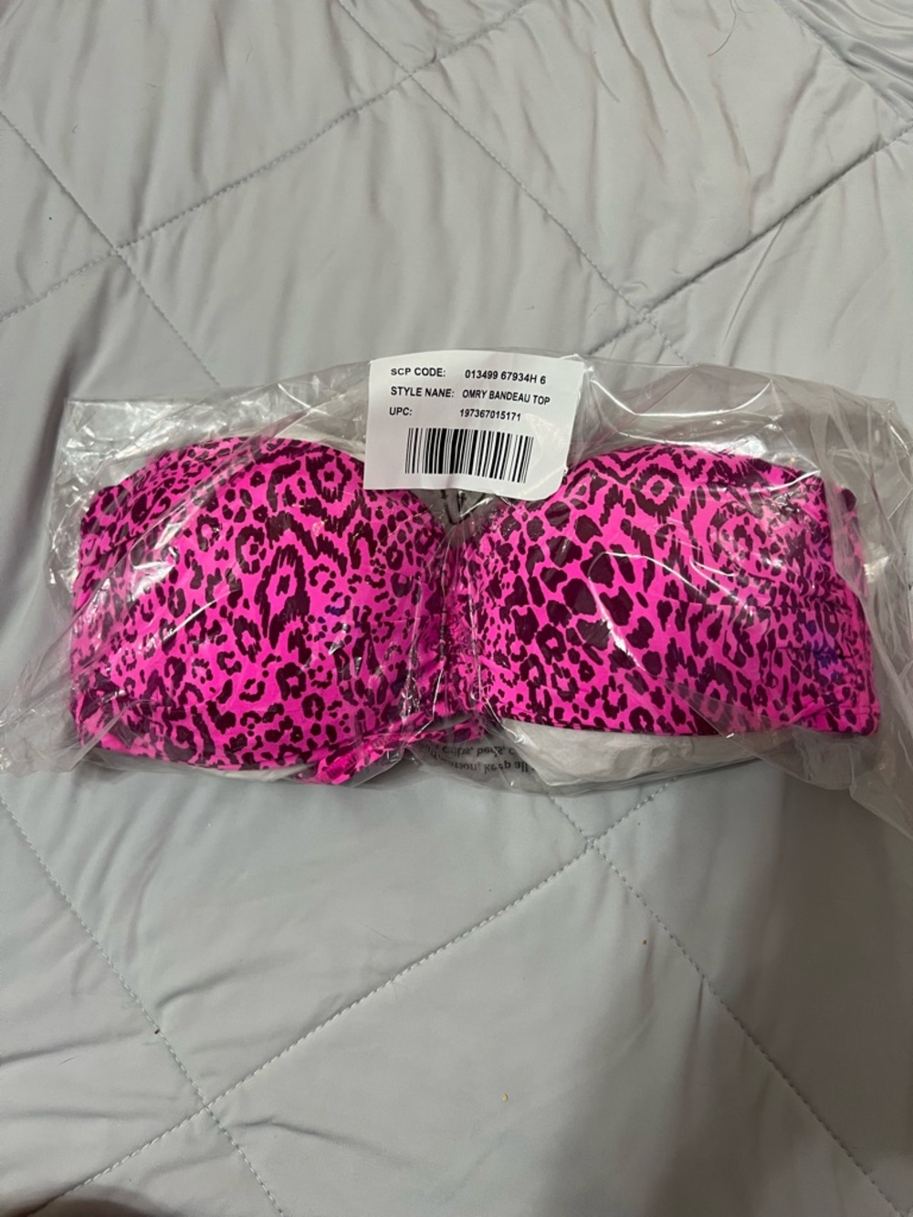 Lilly Pulitzer Leopard Print Bandeau Top